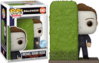 Funko Michael behind hedge1461