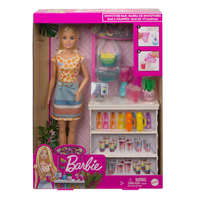 barbie con barra de zumo