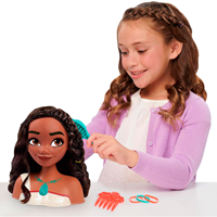 Busto peinados Vaiana Moana 2 Disney