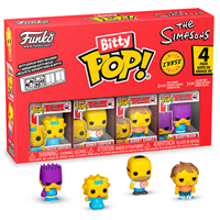 Blister 4 figuras Bitty POP Los Simpsons Bart