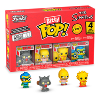 Blister 4 figuras Bitty POP Los Simpsons Bart